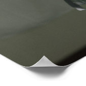 Poster Taekwondo Fighter Tightening Belt (Coin)