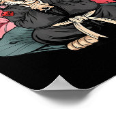 Poster Taekwondo Leopard Kickboxing Animall Jiu-Jitsu (Coin)