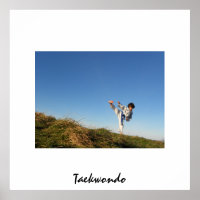 Poster Taekwondo pour enfants