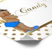 poster tafel snoep tafel,wit,goud,8,5x11 (Hoek)