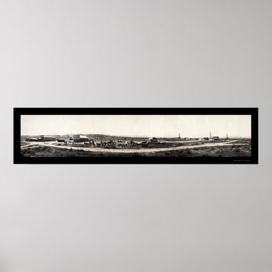 Poster Taft CA Oil Kern Photo 1910 (Devant)