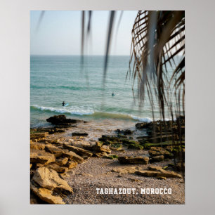 Poster Taghazout Maroc Surf océan Photographie