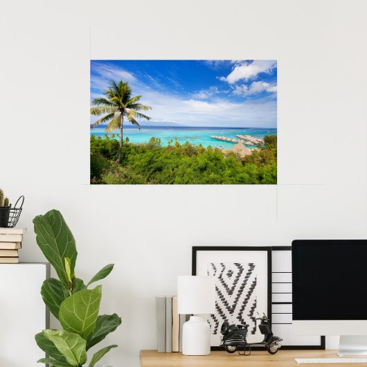 Poster Tahiti (Bureau à domicile)