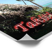 Poster Tahiti - French Polynesia - (Coin)