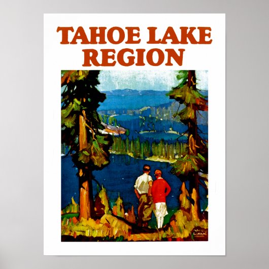 Poster Tahoe Lake (Devant)