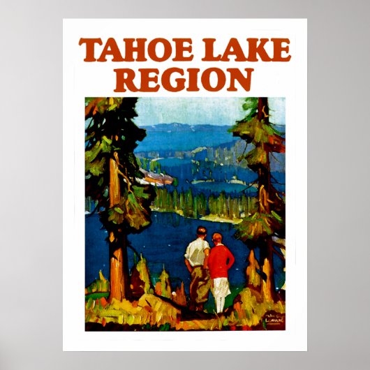 Poster Tahoe Lake (Devant)