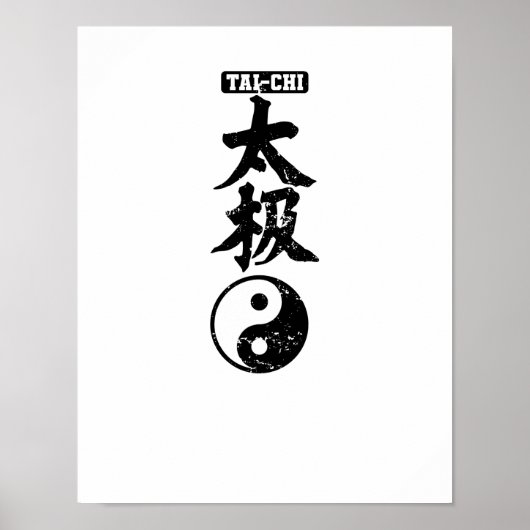 Poster Tai-chi Yin Yang (Devant)
