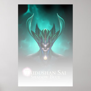 Poster Taidushan Sai Shadow Blue TELGR