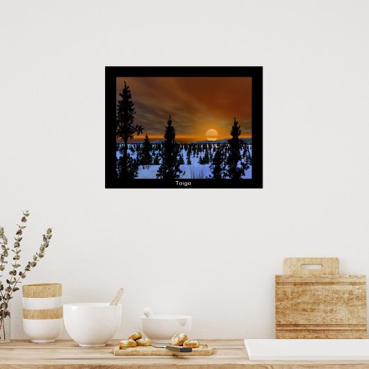 Poster Taiga (Cuisine)