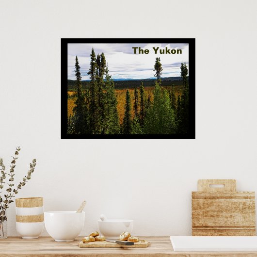 Poster Taiga été (Cuisine)