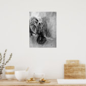Poster taille de l'affiche d'éléphant 18x24 (Cuisine)