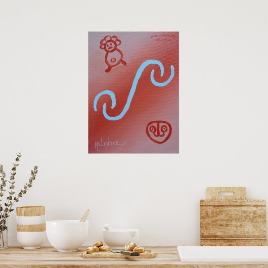 Poster Taino Jeroglificos (Cuisine)