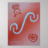 Poster Taino Jeroglificos (Devant)