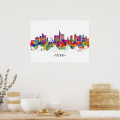 Poster Taipei Taiwan Skyline (Cuisine)
