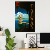 Poster Taïwan (Bureau à domicile)