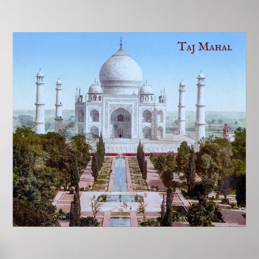 Poster Taj Mahal (Devant)