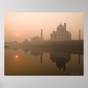 Poster Taj Mahal, Agra, Inde