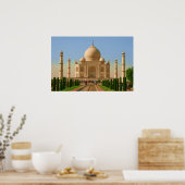 Poster taj mahal clair (Cuisine)