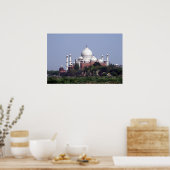 Poster taj mahal distant (Cuisine)