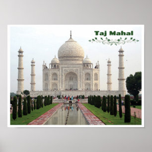 Poster Taj Mahal - Inde
