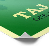 Poster Taj Mahal Inde (Coin)