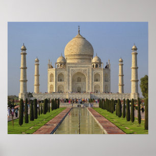 Poster Taj Mahal, un mausolée situé à Agra, en Inde, 2