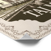 Poster Taj Mahal Vintage (Coin)