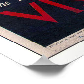 Poster Taj Mahal - Visiter l'affiche indienne (Coin)