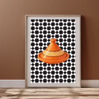 Tajine Marocaine avec Motif Géométrique