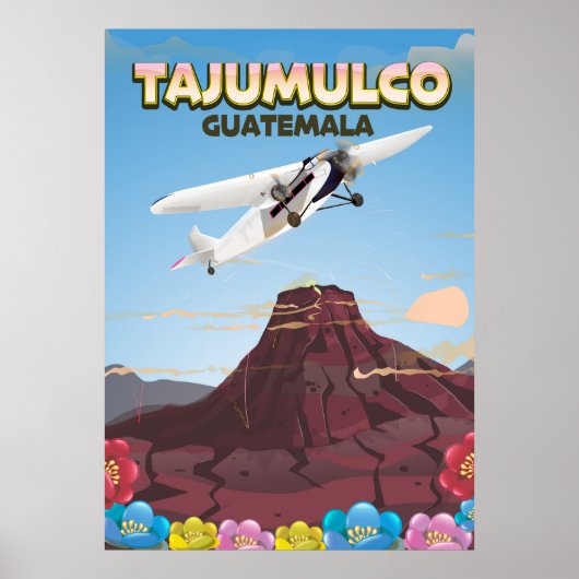 Poster Tajumulco Guatemala (Devant)