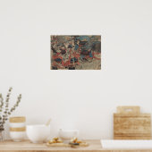 Poster Takeda Shingen and Uesugi Kenshin kawanakajima (Cuisine)