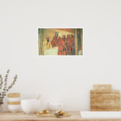 Poster Taking Communion, from the life of St. Benedict (f (Cuisine)