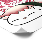 Poster Tako Octopus Sushi Cat (Coin)