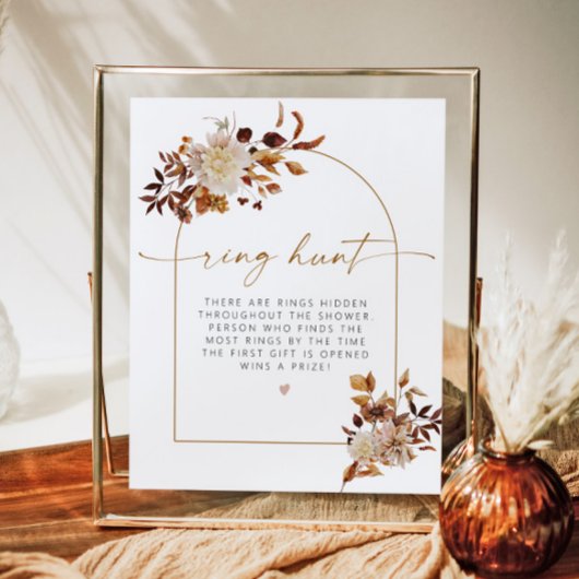 Poster TALIA Boho Anneau en terre cuite Arch Chasse Maria