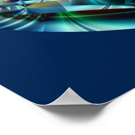 Poster Talisman 2 Art Abstrait (Coin)