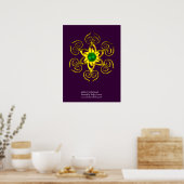 Poster TALISMAN VERT,pourpre (Cuisine)