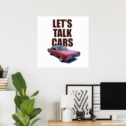 Poster Talk Cars 442. (Bureau à domicile)