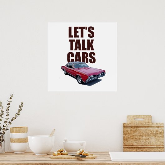 Poster Talk Cars 442. (Cuisine)