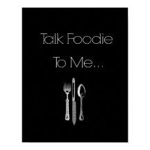 Talk Foody to Me - Cuisine Mur Art