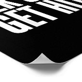 Poster Talk Get Hit Funny Saying Joke  (Coin)