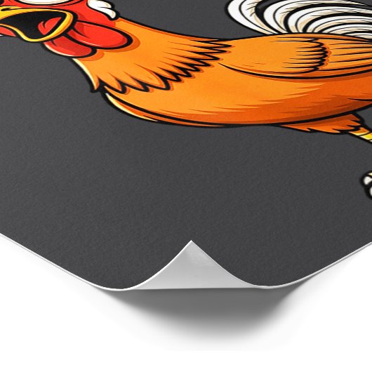 Poster Talking Funny Chicken  (Coin)