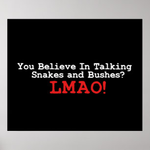 Poster Talking Snakes and Bushes