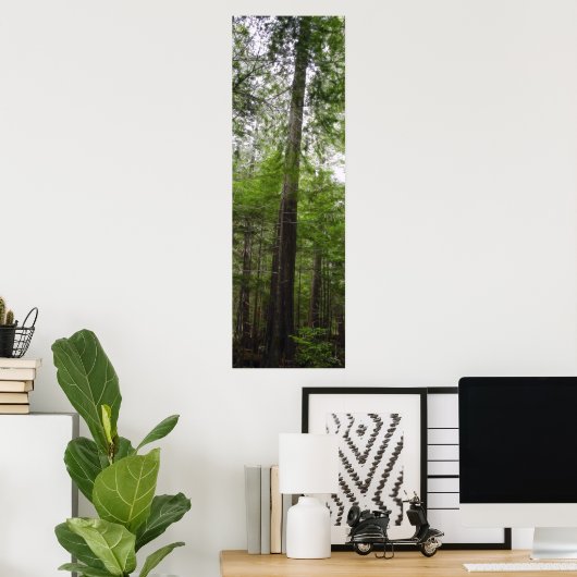 Poster TALL TREE dans l'affiche d'art forestier (Bureau à domicile)
