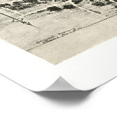 Poster Tallahassee, FL Carte panoramique - 1926 (Coin)