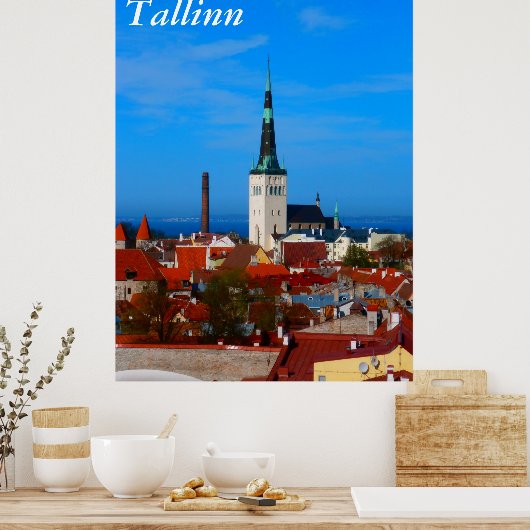 Poster Tallinn, Estonie (Cuisine)