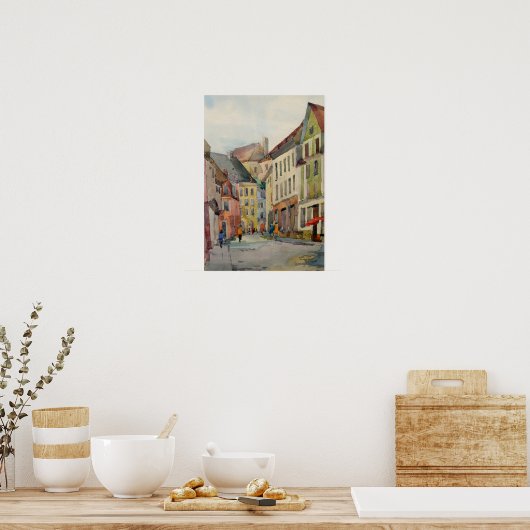 Poster Tallinn - Estonie (Cuisine)