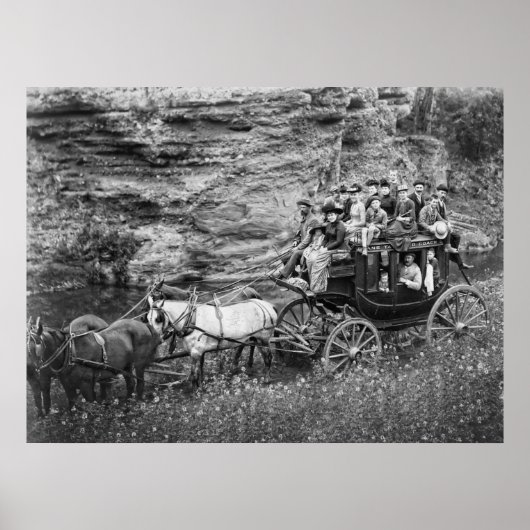 Poster TALLYHO COACH PARTY c. 1889 (Devant)