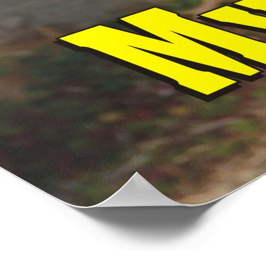 Poster Tallyho Mon Beagle Butt ! Beagle grincheux (Coin)