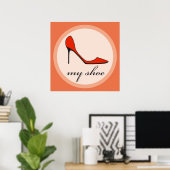 Poster talons hauts (Bureau à domicile)