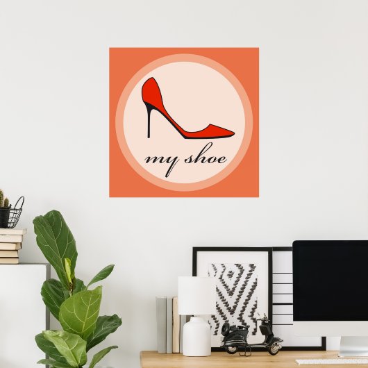 Poster talons hauts (Bureau à domicile)